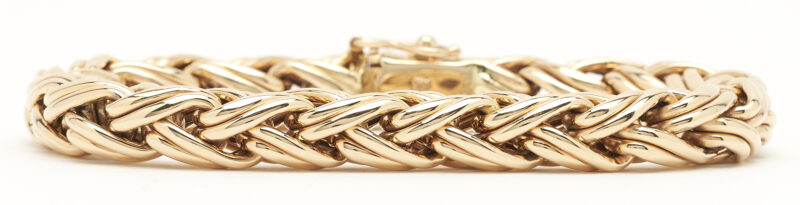 Lot 885: 14K Zelman & Friedman Gold Bracelet