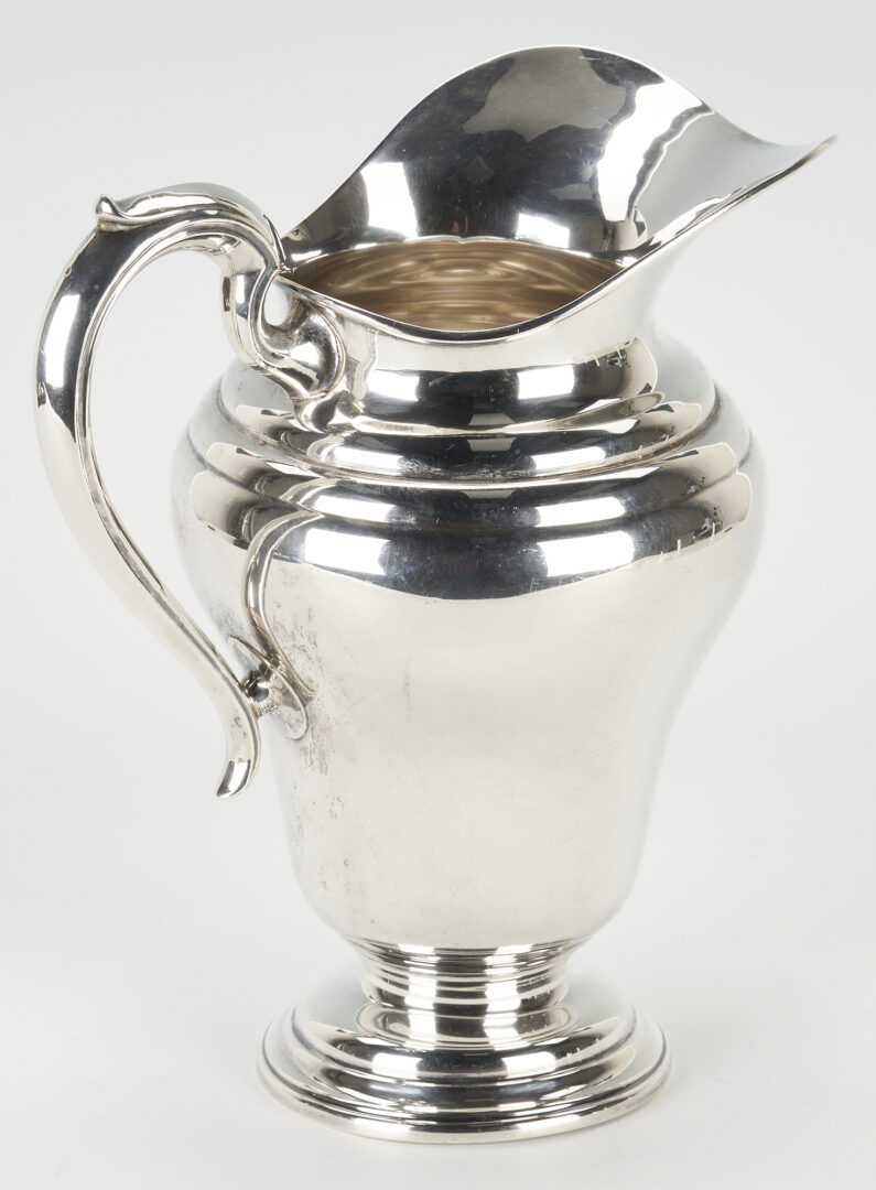 Lot 937: Waltrous Sterling Silver Pitcher & 11 Sterling Flatware Items
