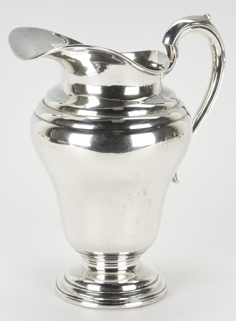 Lot 937: Waltrous Sterling Silver Pitcher & 11 Sterling Flatware Items