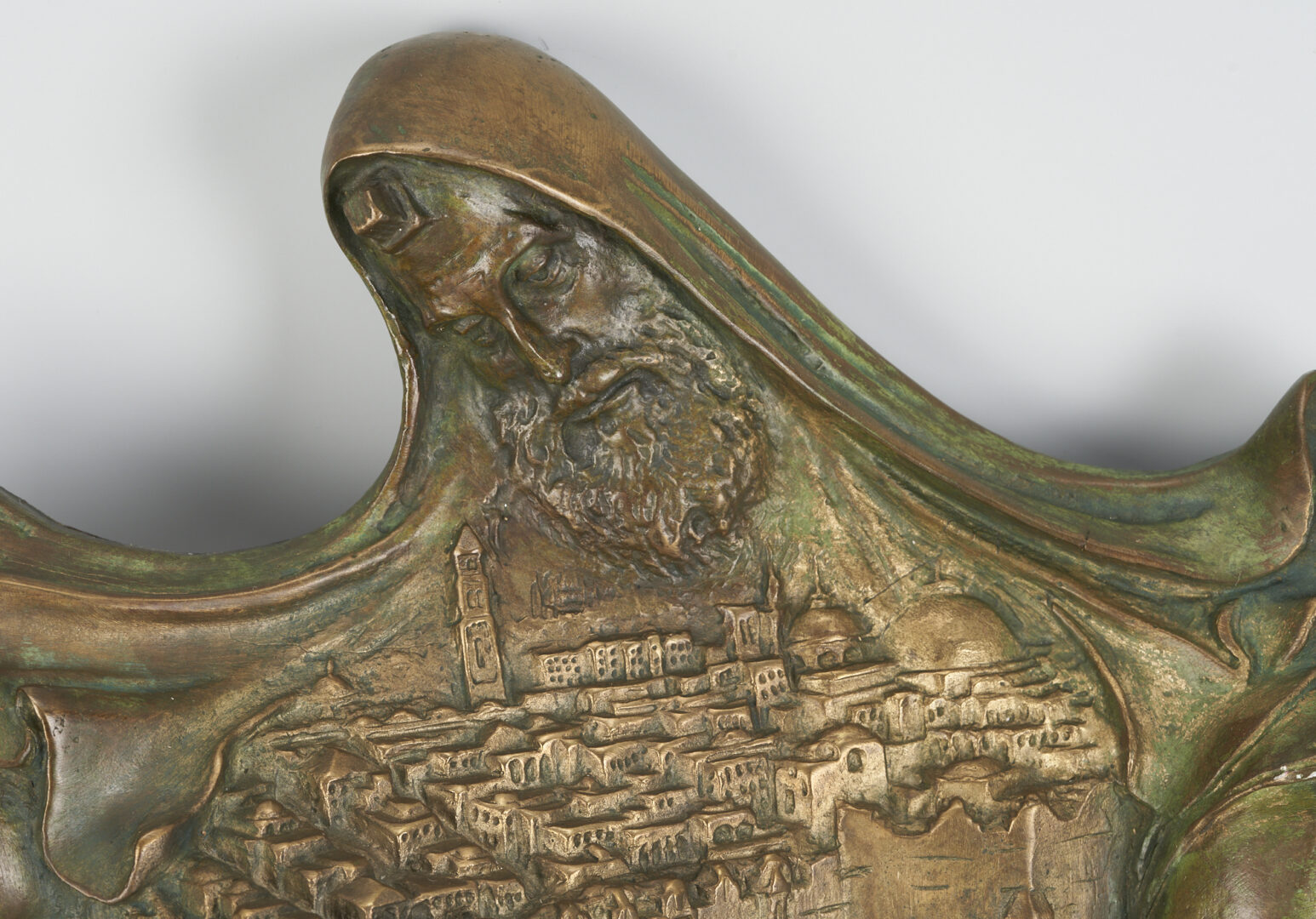 Lot 962: Ari Harpaz Bronze Sculpture, Jerusalem