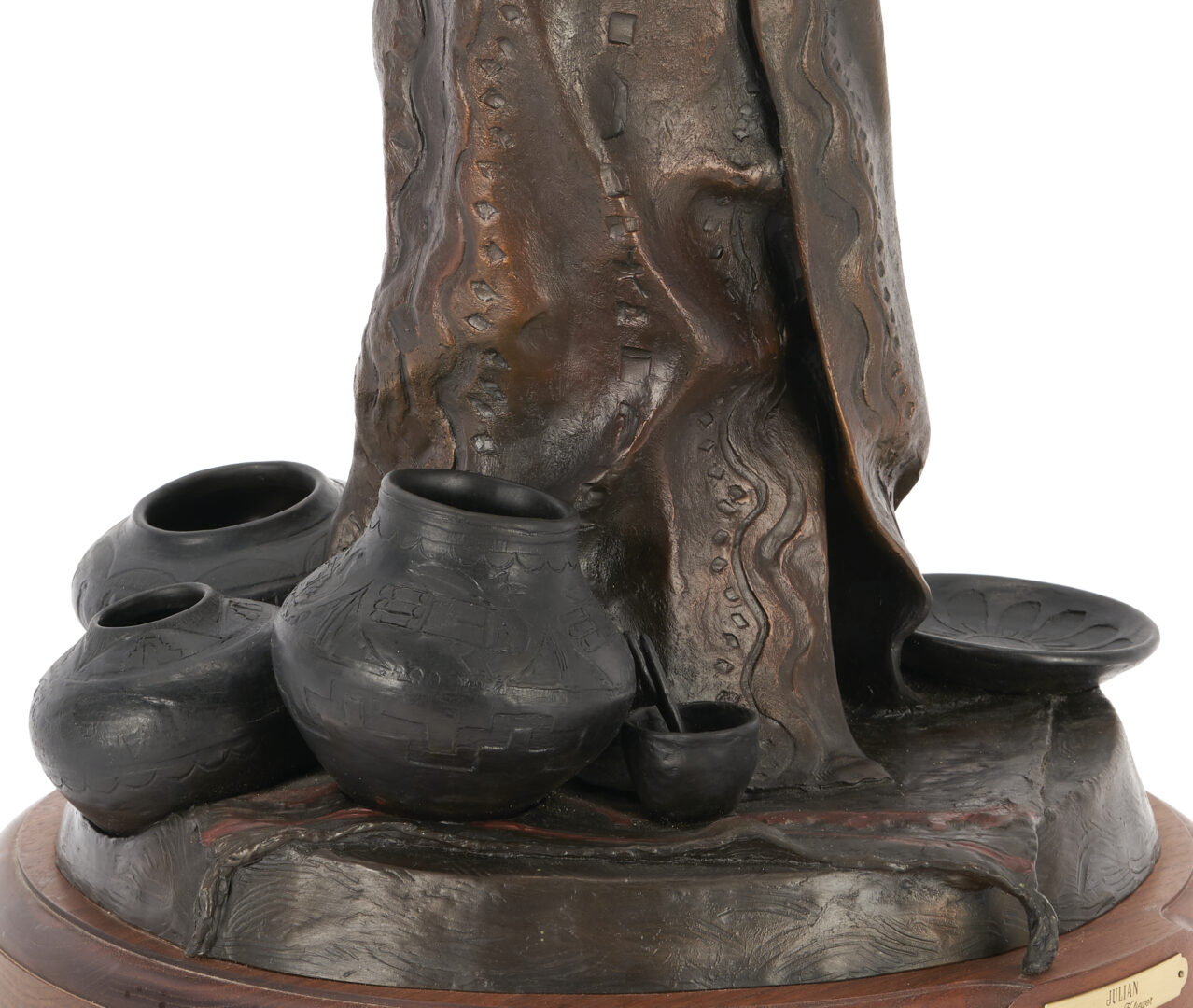 Lot 964: Susan Kliewer Bronze Sculpture, Julian w/ COA