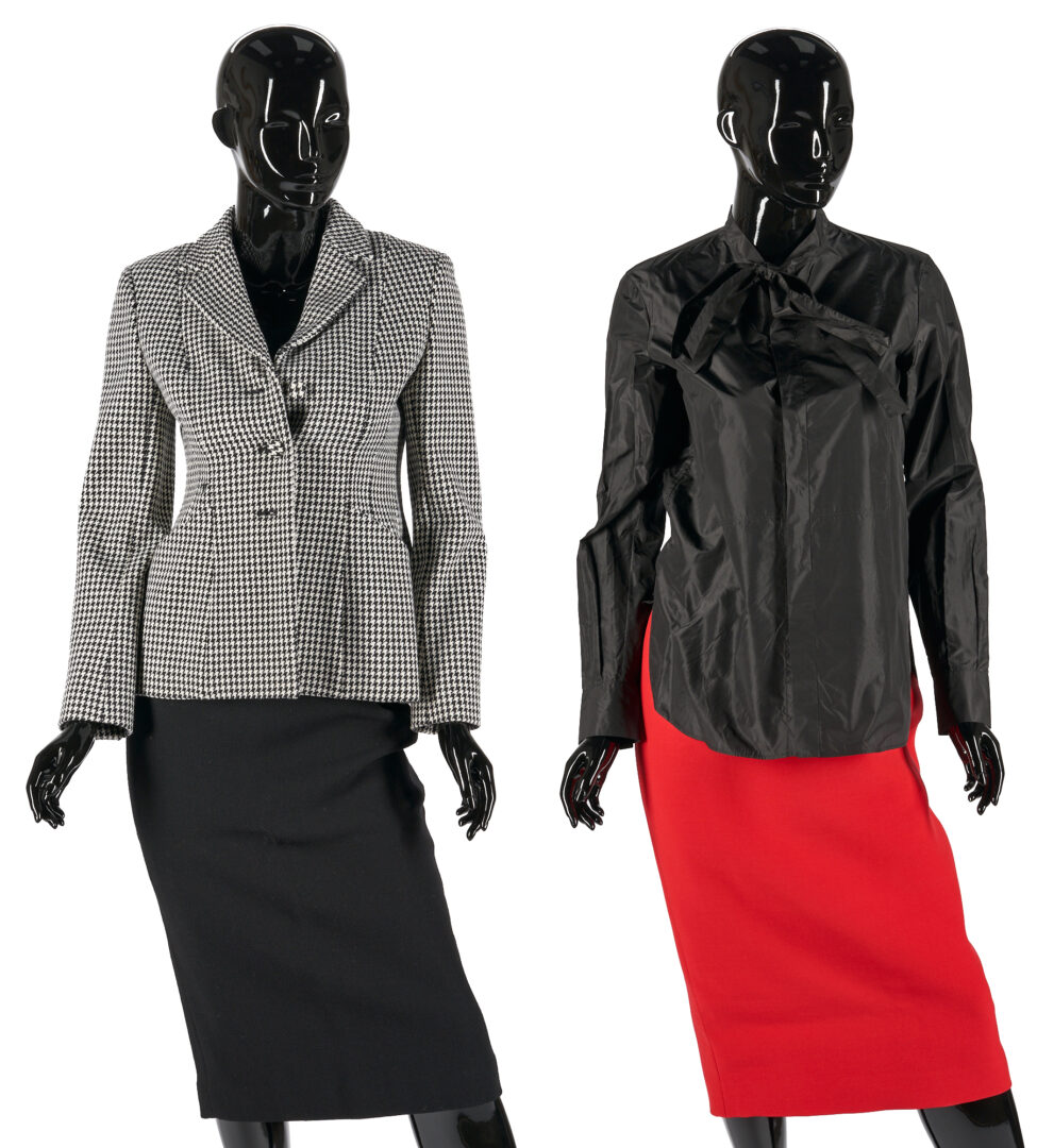 Lot 105: 4 Dior Garments, incl. Wool Houndstooth Jacket