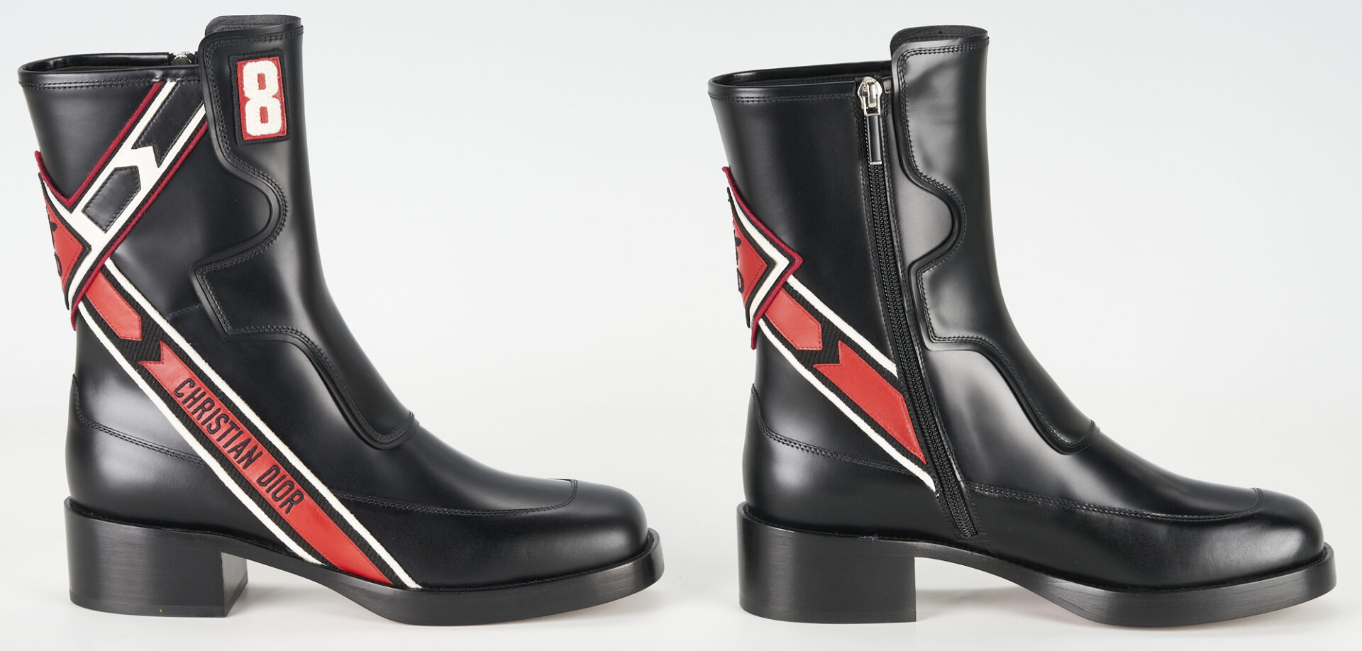 Lot 106: 2 Christian Dior Leather Boots, Diorally & Diorcamp