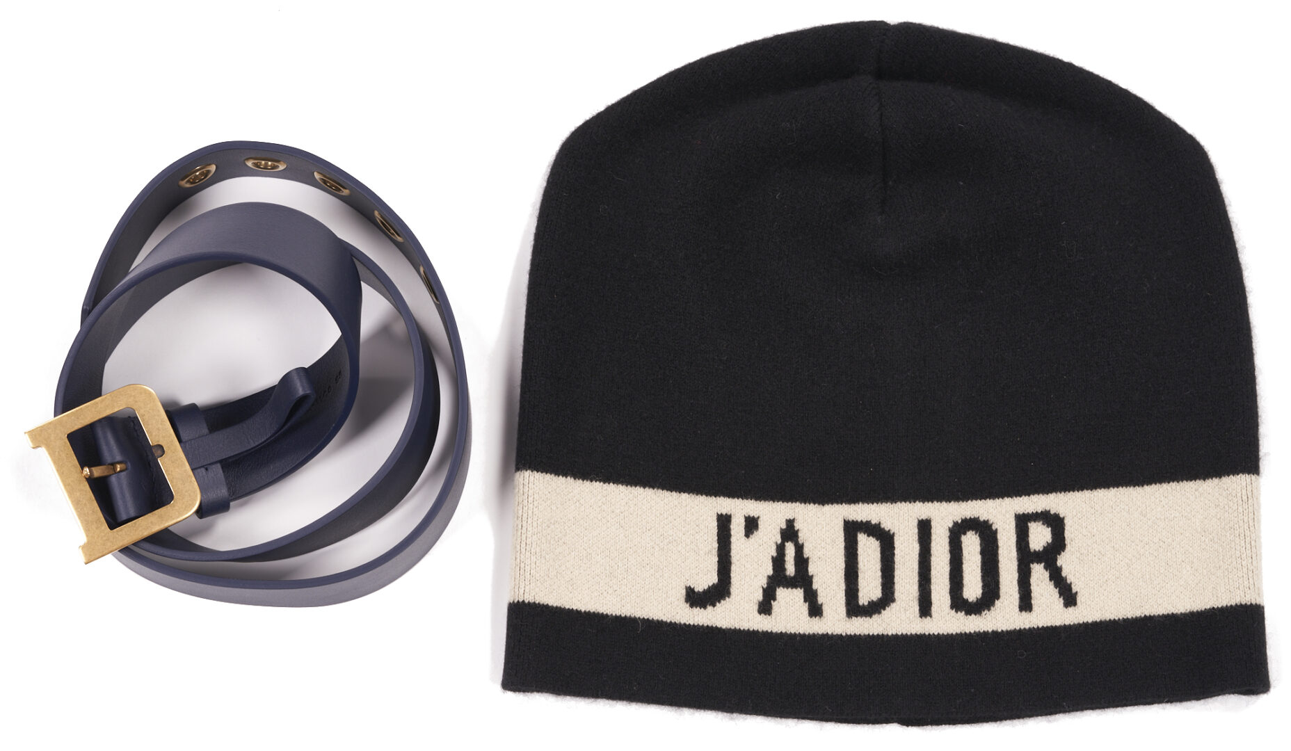 Lot 109: 6 Dior Accessories, Scarves, J'ADIOR Hat  & Belt