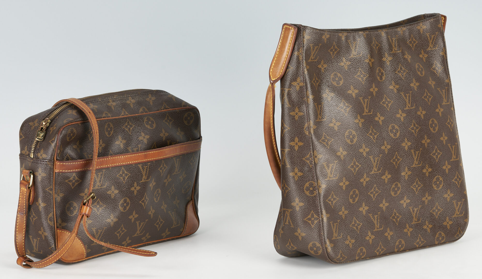 Lot 129: Two Louis Vuitton Handbags, Looping and Trocadero