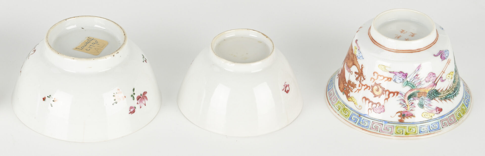 Lot 198: 15 Pcs. Chinese Export Porcelain incl. Batavia Ware