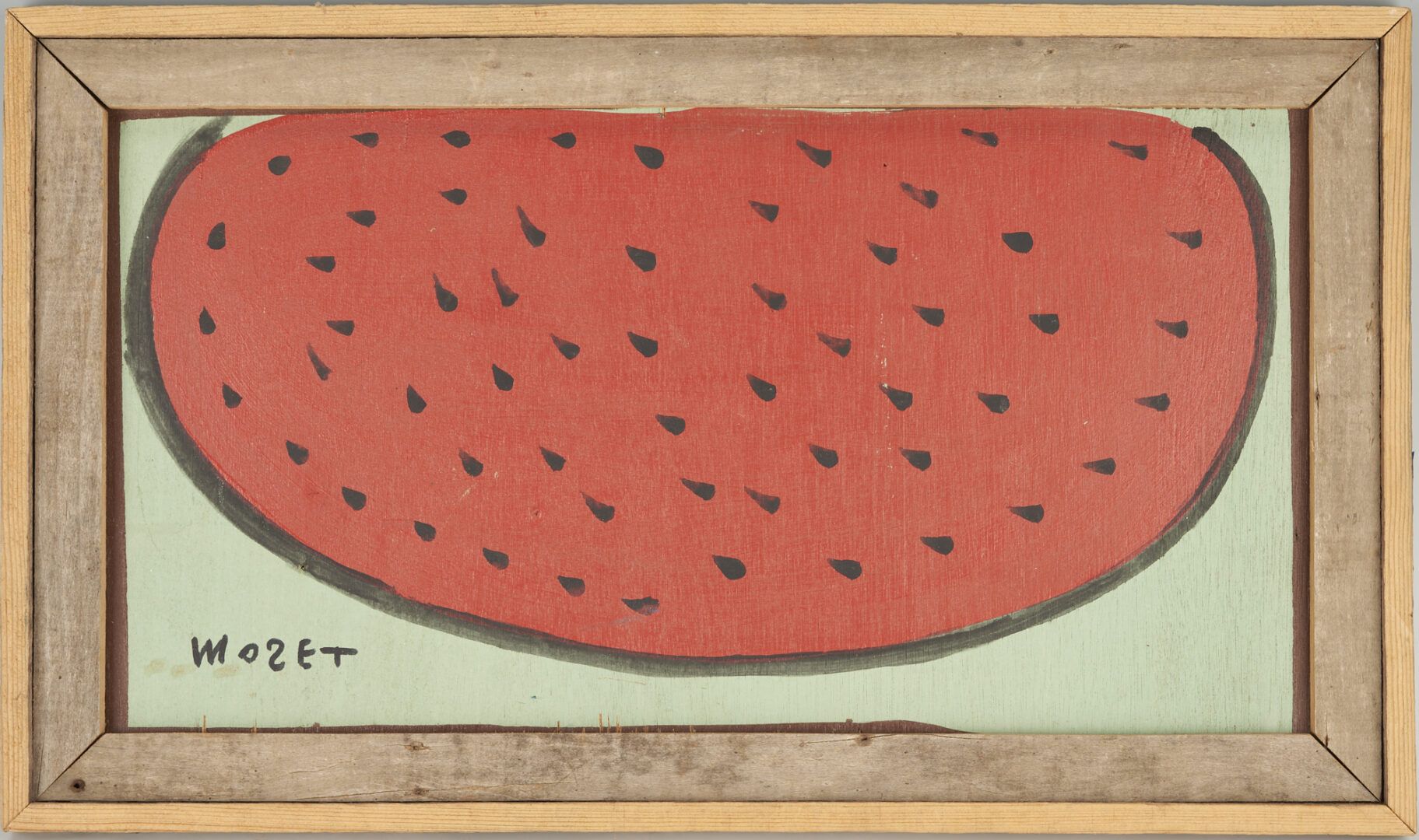 Lot 19: Mose Tolliver Watermelon Painting
