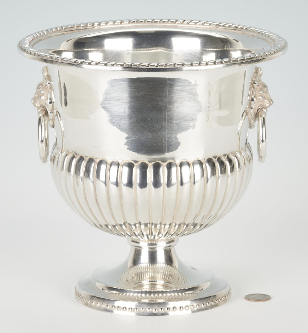 Lot 241: Rare Sanborns Mexican Sterling Wine Bucket or Urn
