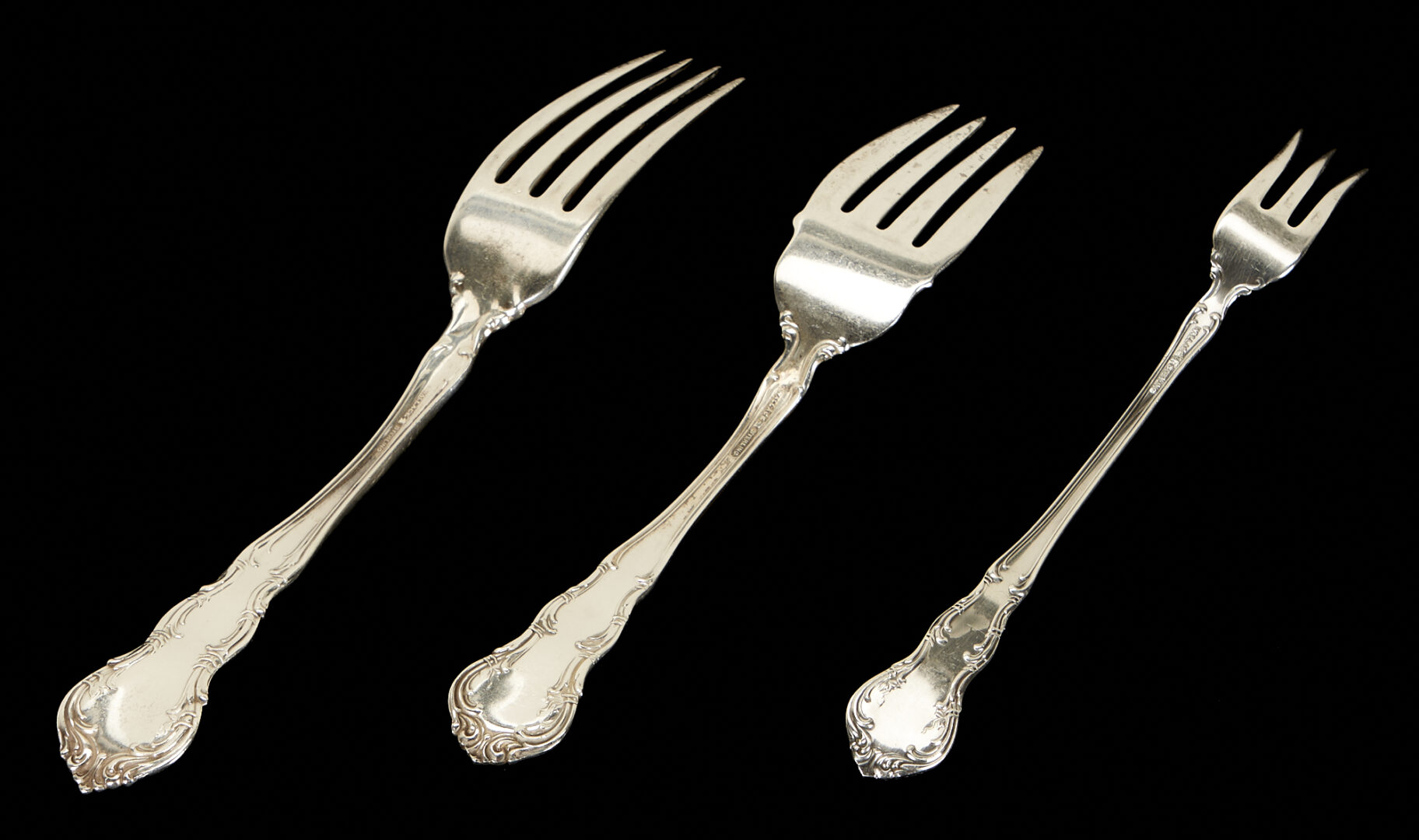 Lot 247: 73 Pcs. Wallace Irving Sterling Silver Flatware