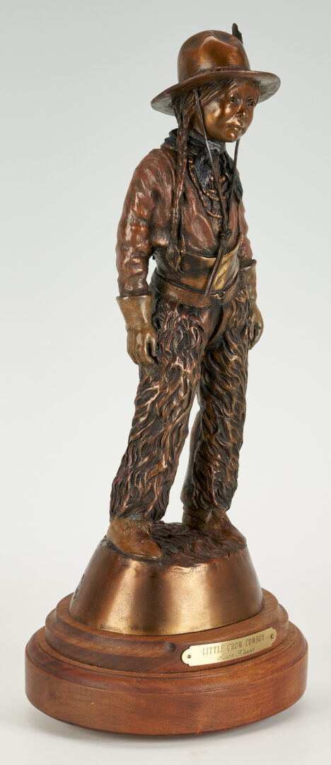 Lot 32: Susan Kliewer Bronze Sculpture, Little Crow Cowboy