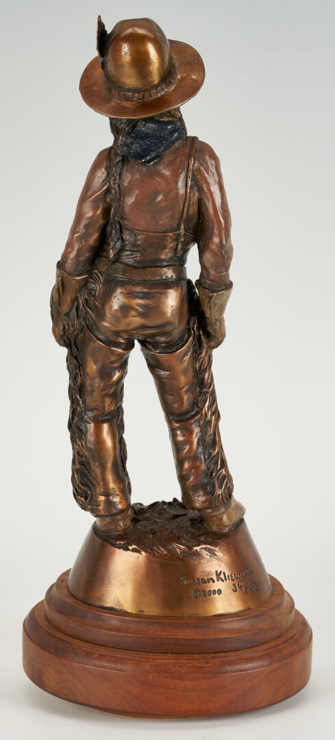 Lot 32: Susan Kliewer Bronze Sculpture, Little Crow Cowboy