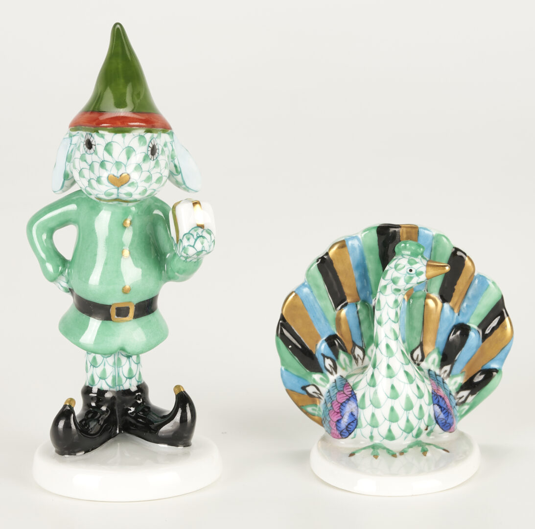 Lot 362: Grouping of 5 Herend Porcelain Animal Figures
