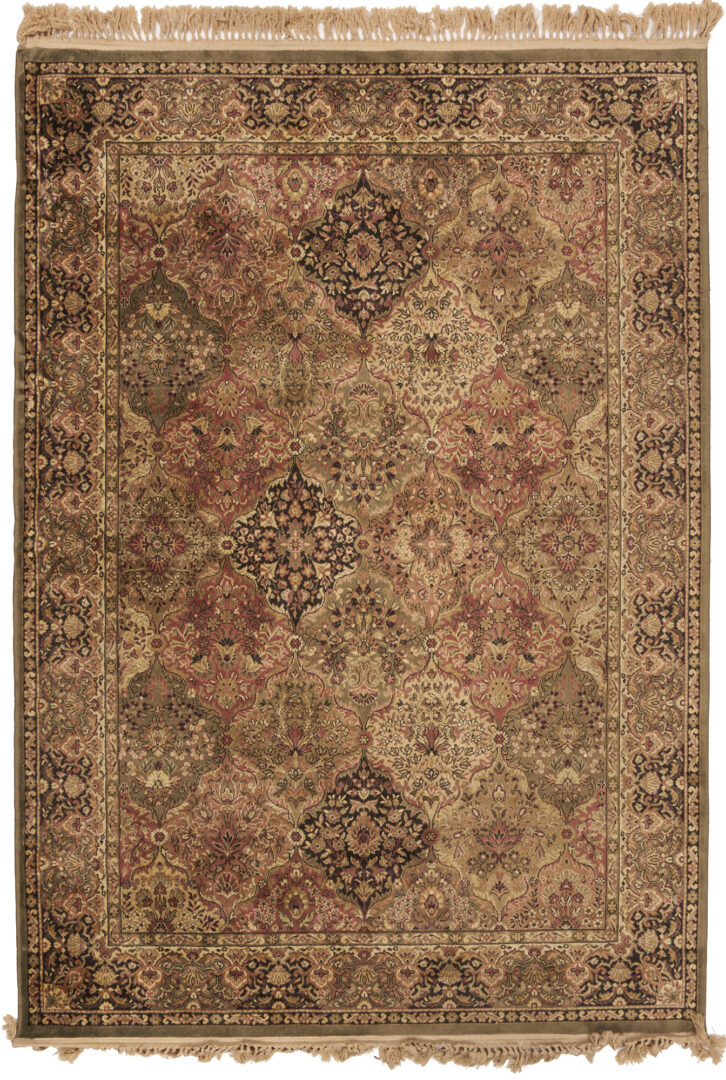 Lot 383: Persian Style Silk Rug, ex – Naomi Judd
