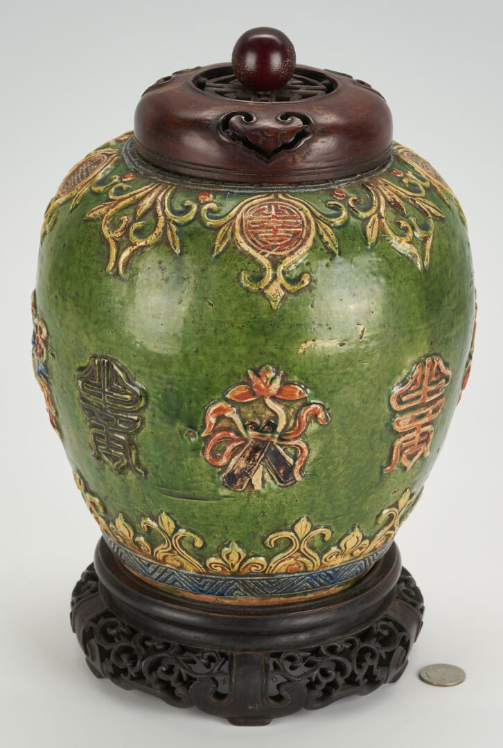 Lot 395: 4 Asian Ceramic Items