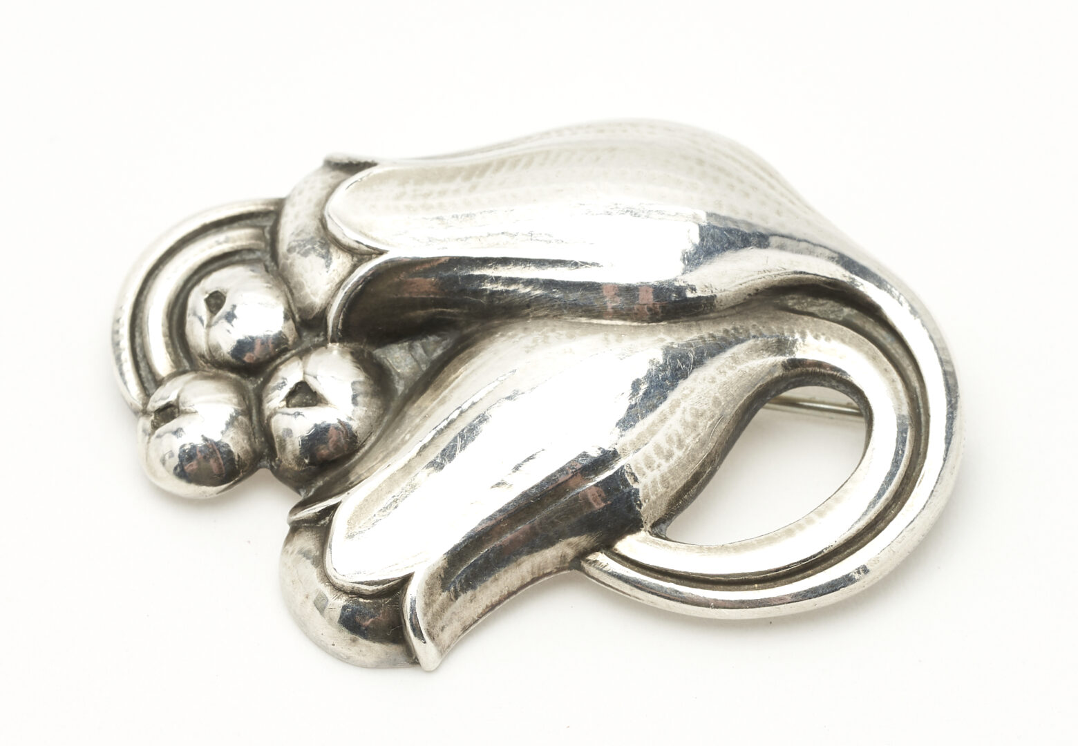 Lot 431: Georg Jensen Silver Bracelet, Pin & Tiffany Pin