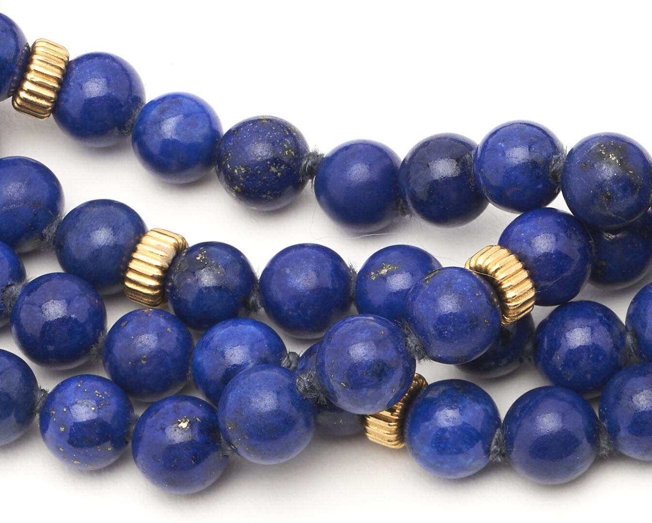 Lot 435: Lapis Lazuli Necklace & Bracelet, 2 items