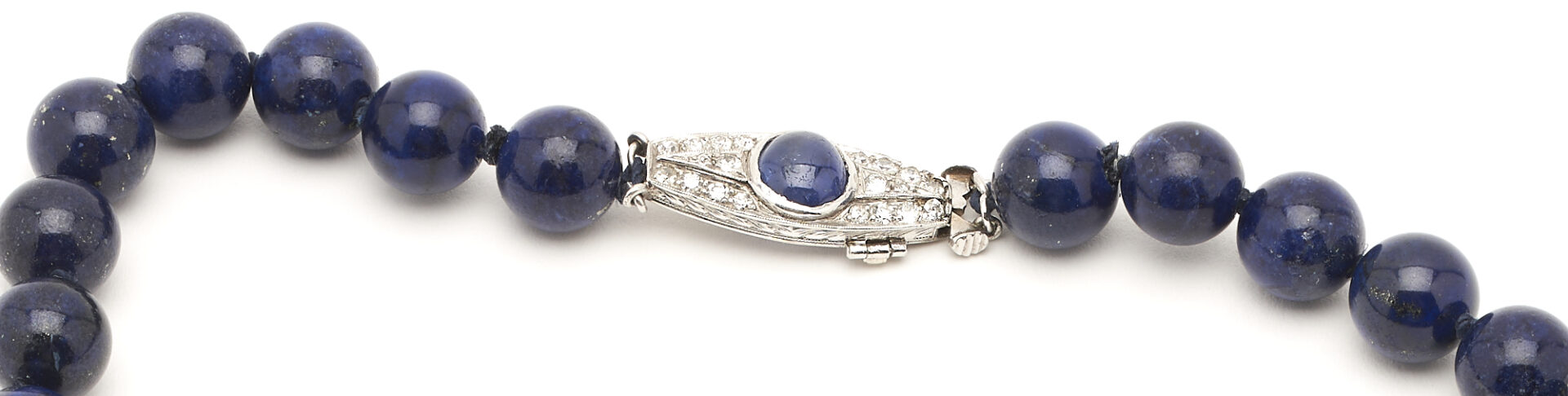 Lot 435: Lapis Lazuli Necklace & Bracelet, 2 items