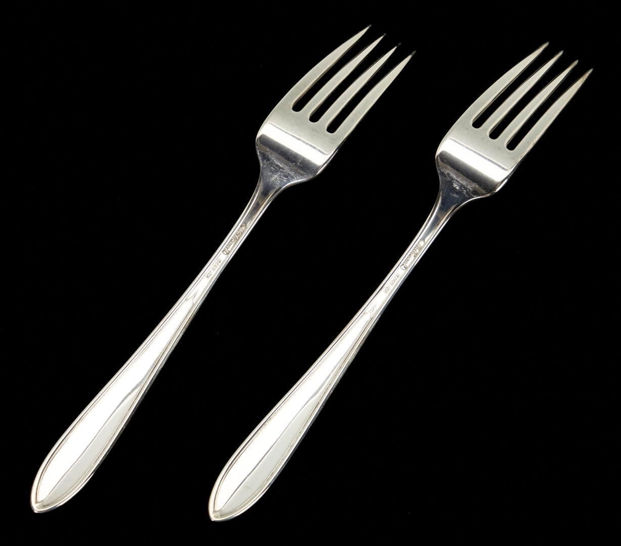 Lot 438: 52 Pieces National Silver Company Flatware, Overture Pattern