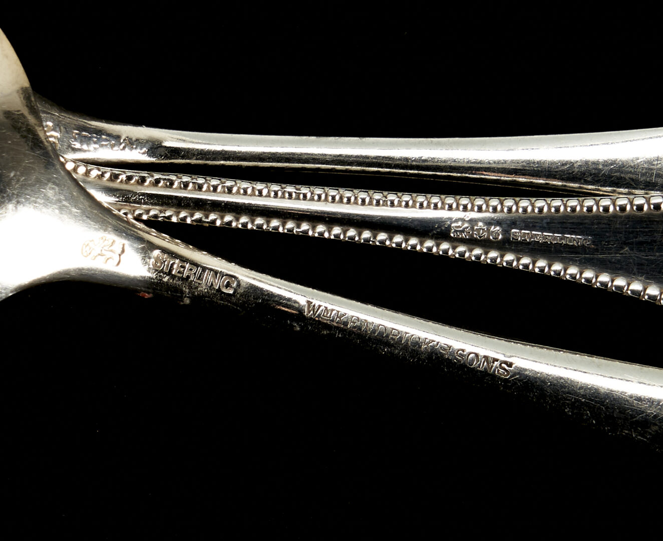Lot 442: 65 Assorted Sterling Silver Flatware Pieces, incl. Lancaster & Antique-Lily