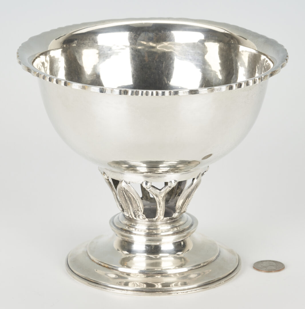 Lot 449: Mid Century Sanborns Mexican Sterling Silver Compote