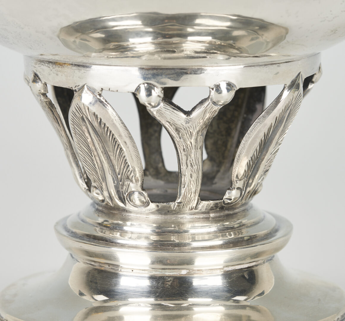 Lot 449: Mid Century Sanborns Mexican Sterling Silver Compote