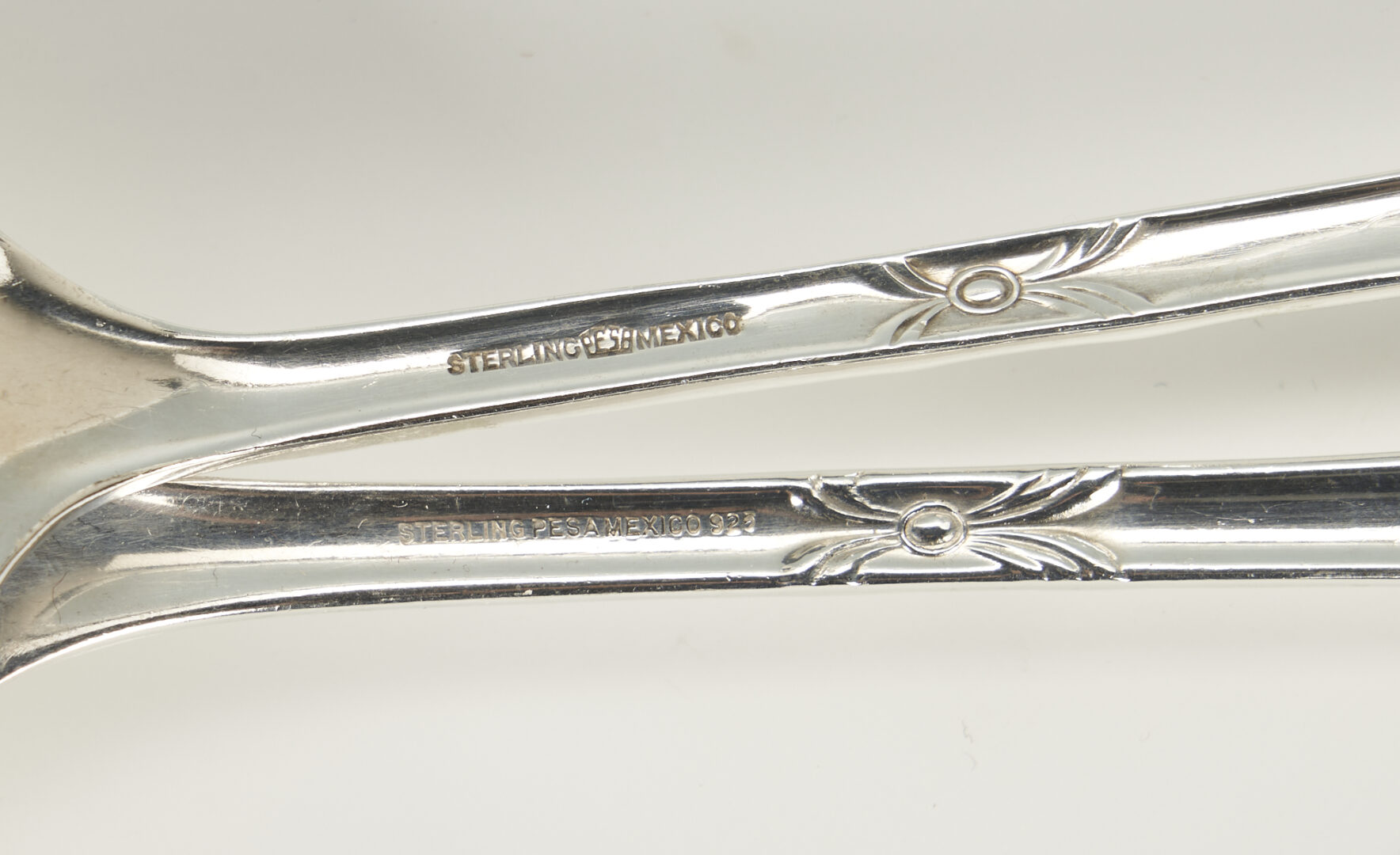 Lot 450: Mexican Sterling Flatware inc. Sanborns + .800 Silver Ladle