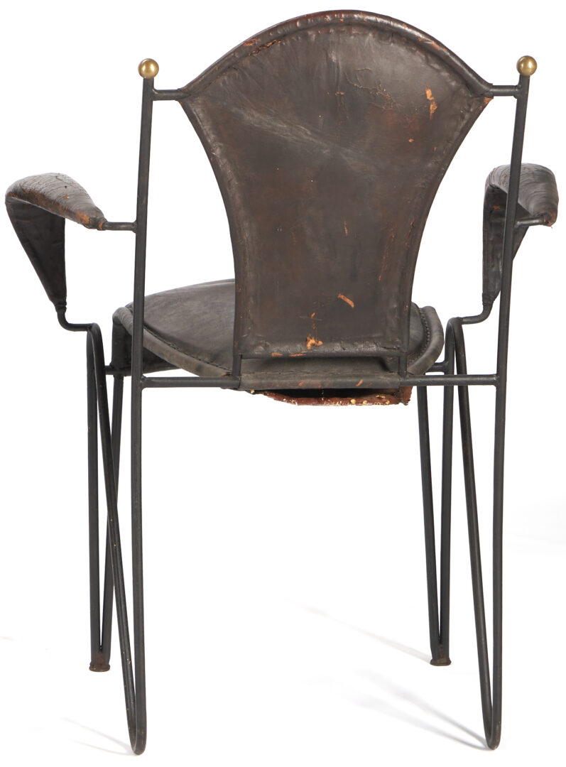 Lot 474: Three French Patio Armchairs, Jacques Adnet
