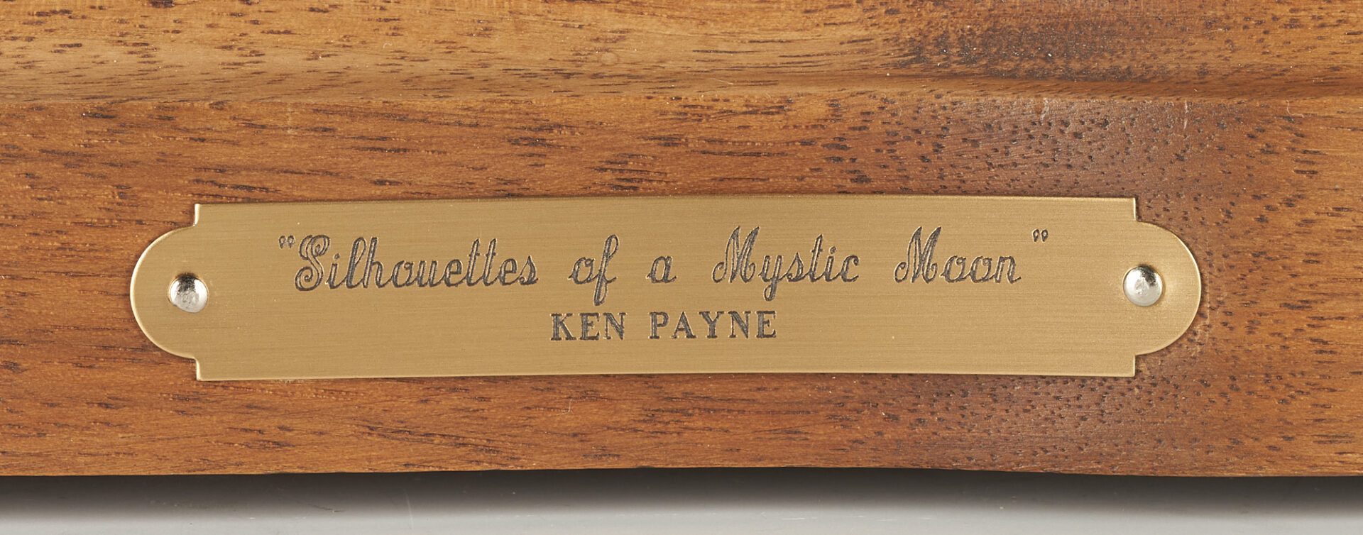Lot 531: Ken Payne Bronze Sculpture, Silhouettes of a Mystic Moon