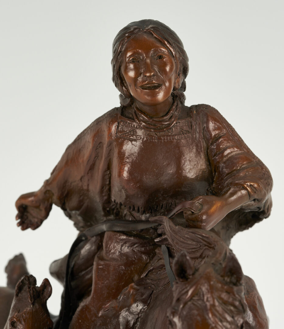 Lot 533: Susan Kliewer Bronze Sculpture, Girls Night Out