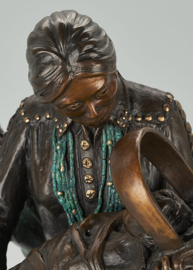 Lot 534: Susan Kliewer Bronze Sculpture, Way of the People