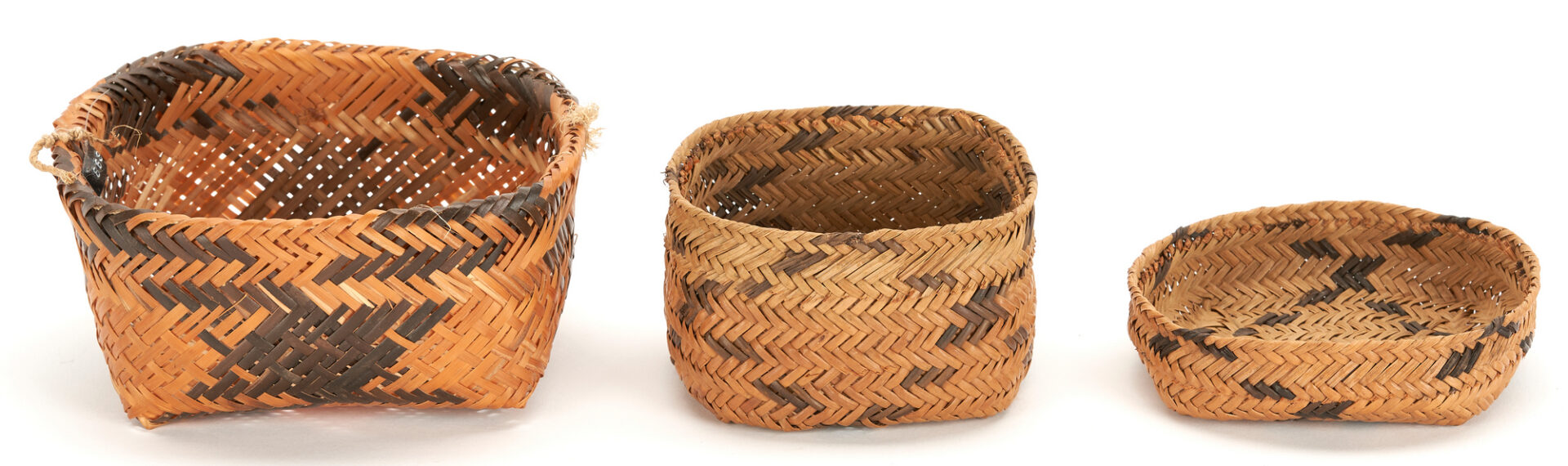 Lot 544: 3 Native American Baskets + 1 other