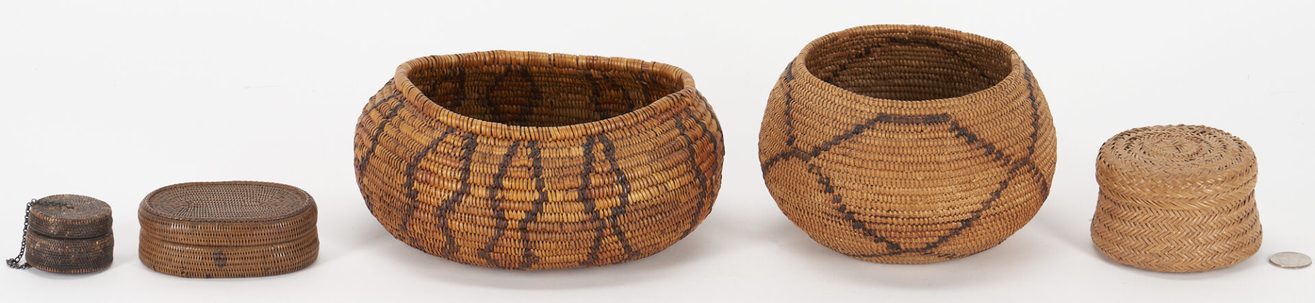 Lot 548: 5 Native American Baskets