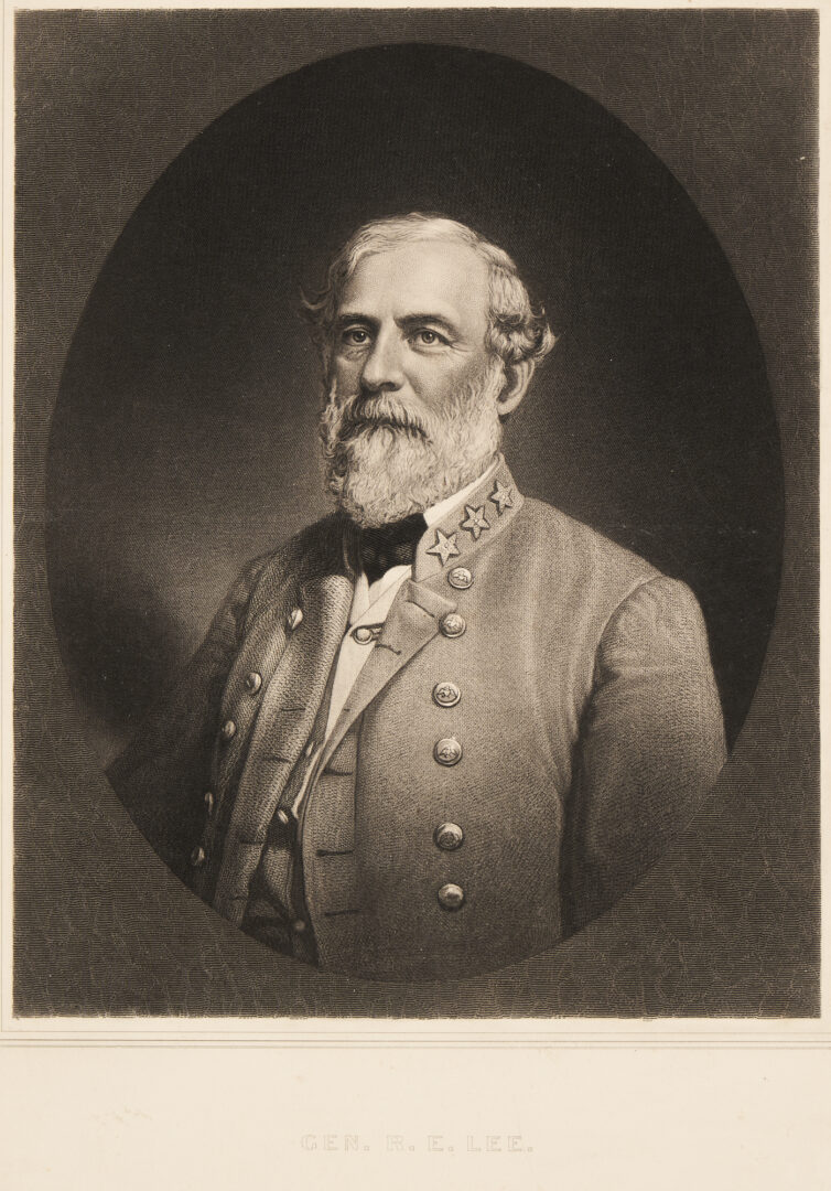 Lot 580: Gen. Robert E Lee related Photos and Prints, 4 items