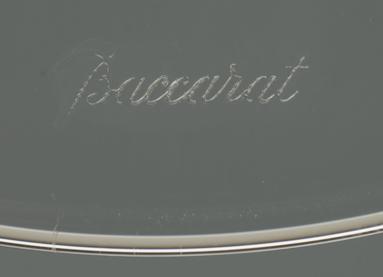 Lot 58: 25 pcs. Baccarat Provence Pattern Crystal Stemware