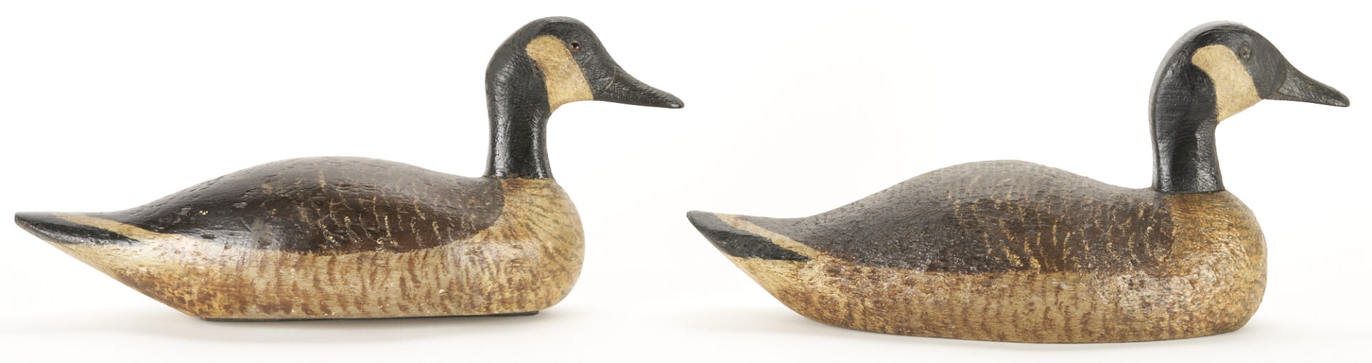 Lot 632: 9 Carved & Painted Canadian Geese  Decoys
