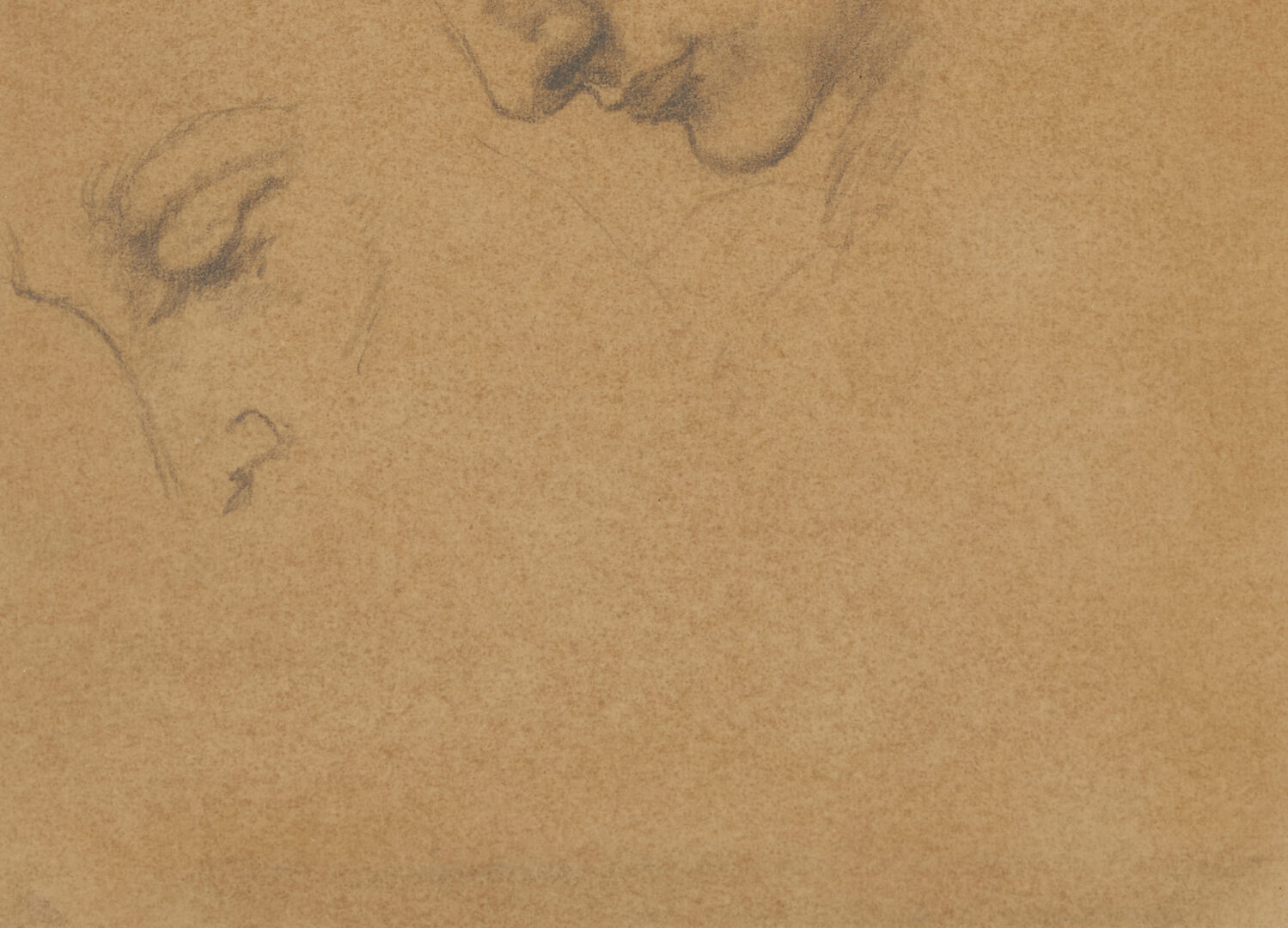 Lot 664: 3 Works on Paper Incl. Weisbuch, Puvis de Chavanne, & After Michelangelo