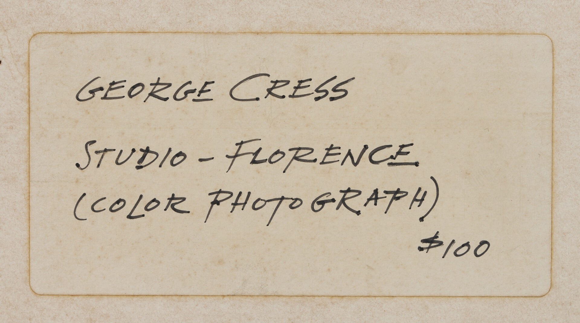 Lot 689: 3 George Cress Artworks, Nude Drawings & Photograph