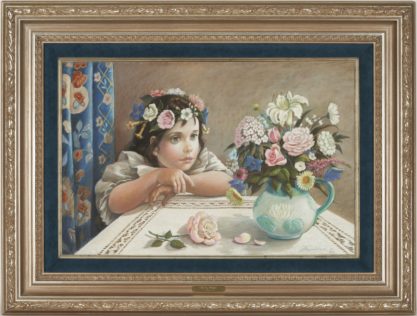 Lot 697: Pati Bannister Pastel, Spring Delight