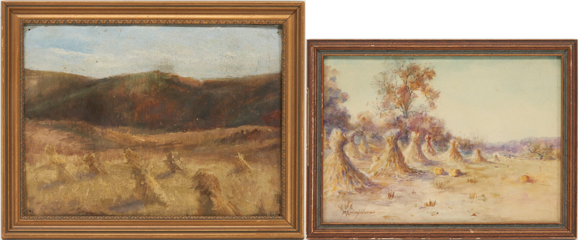 Lot 719: 2 Haystack Paintings, incl. Mary Loring Warner