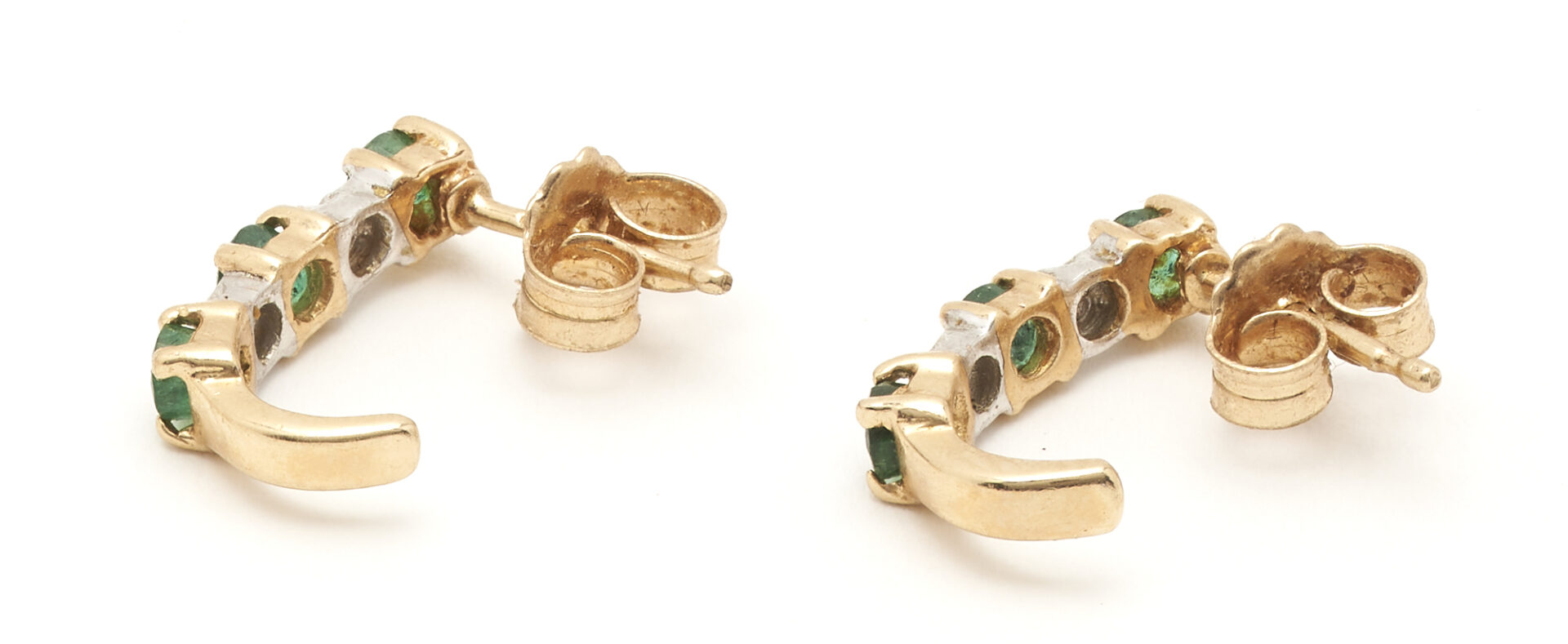 Lot 75: 5 Ladies' Gold & Gemstone Jewelry Items