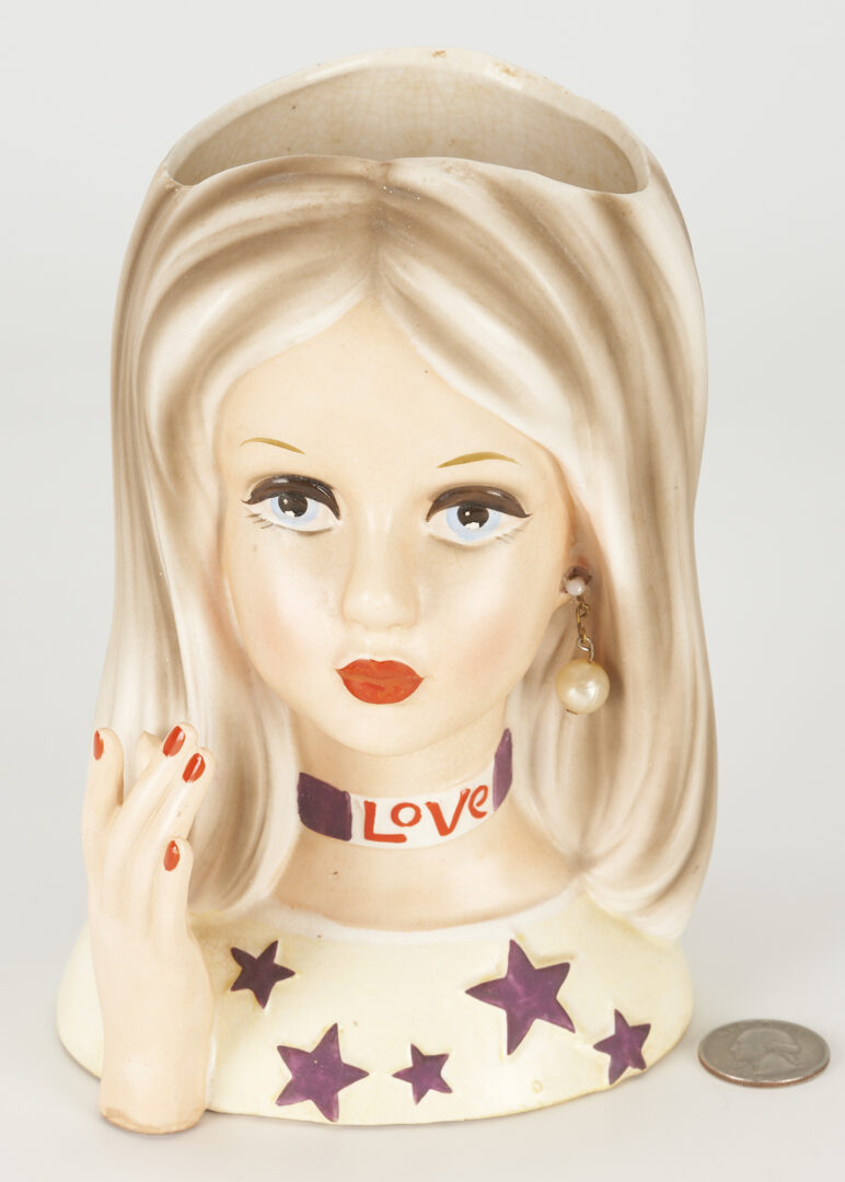 Lot 766: Vintage Brinn's Teen Love Head Vase
