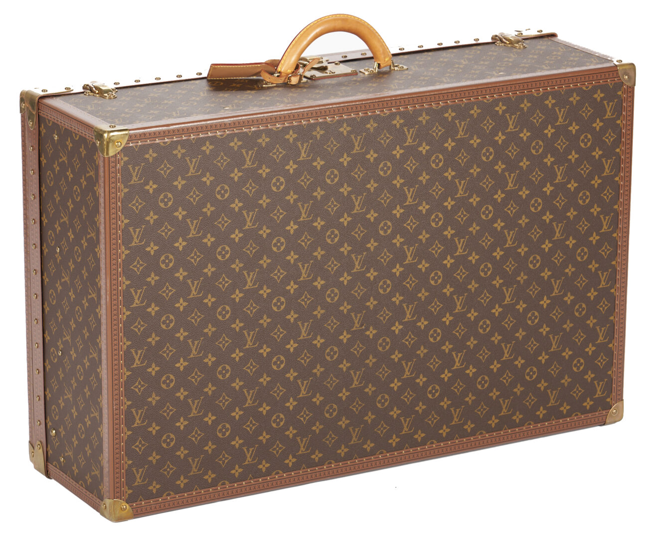 Lot 767: Louis Vuitton Hard Sided Suitcase, Alzer 80