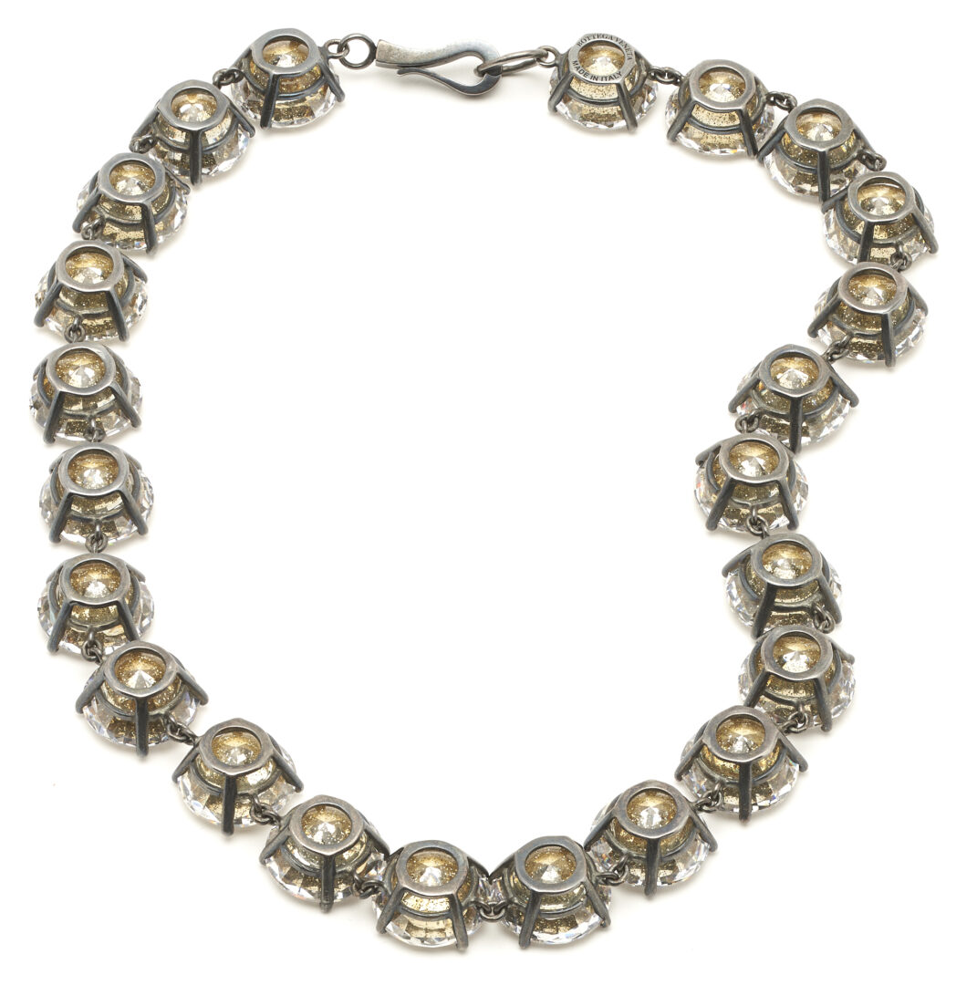 Lot 783: 2 Bottega Veneta Jewelry Items, Necklace & Earrings