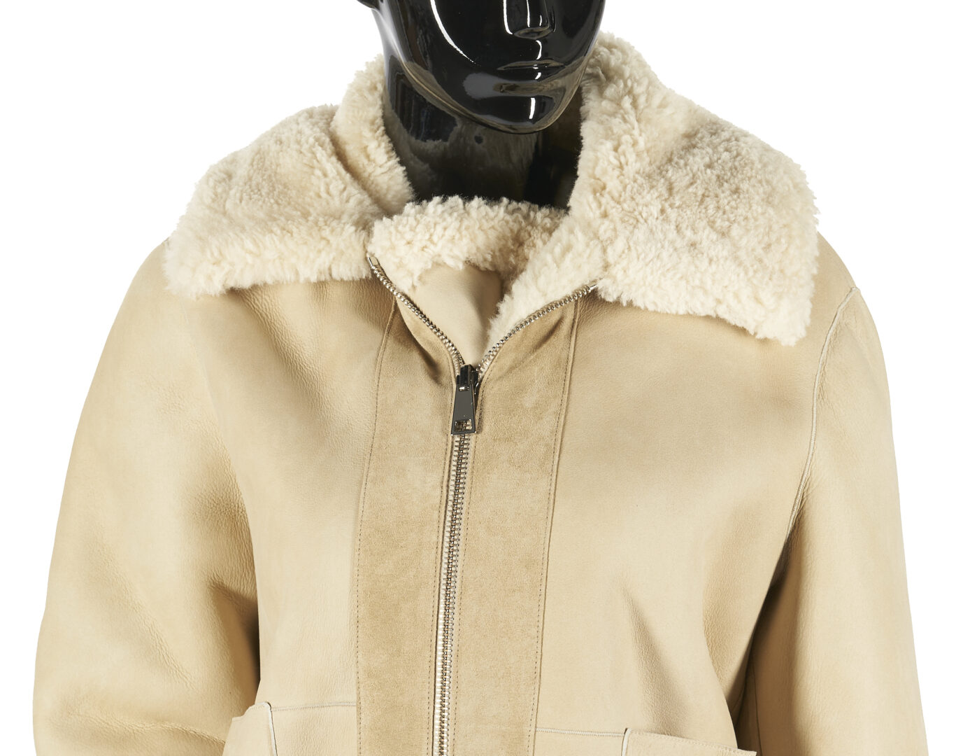 Lot 784: Bottega Veneta Reversible Shearling Leather Coat