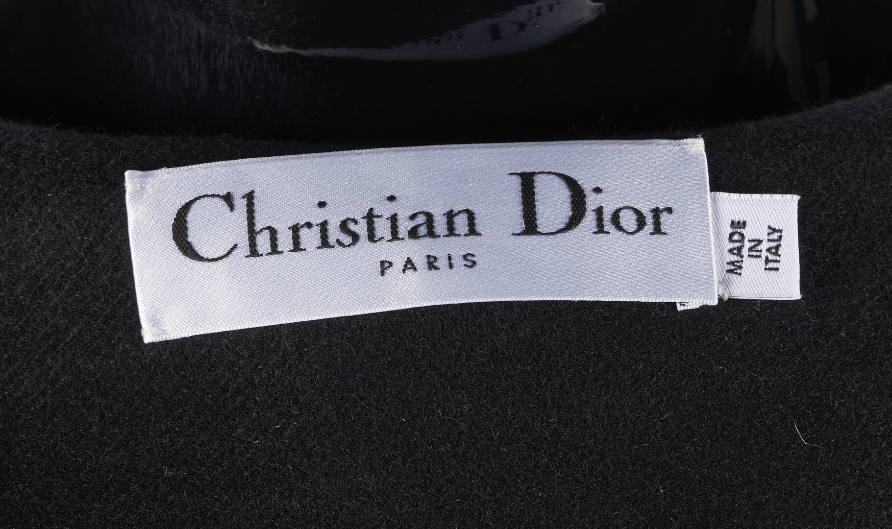 Lot 797: Dior Manteau Wool Coat & Double-Face Cape