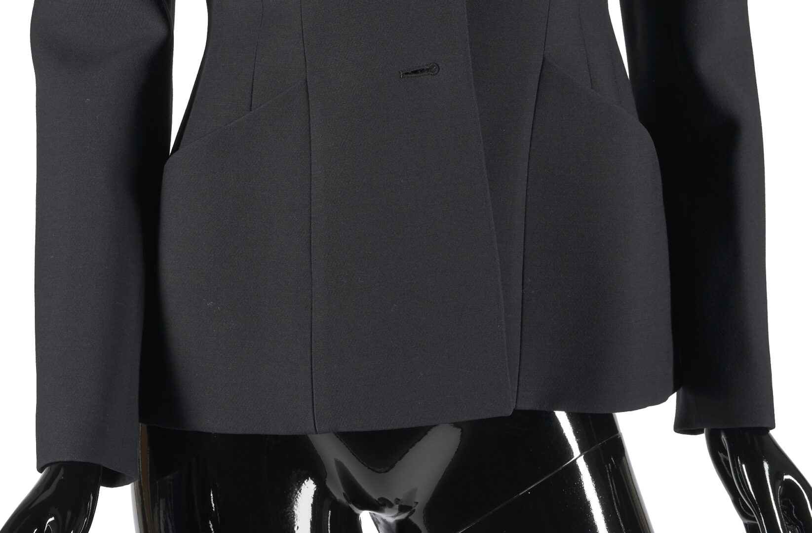 Lot 798: 3 Dior Black Wool Garments, incl. Montaigne Jacket
