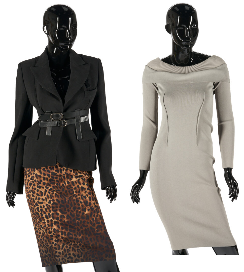 Lot 800: 3 Tom Ford Garments, incl. Leopard Print Skirt