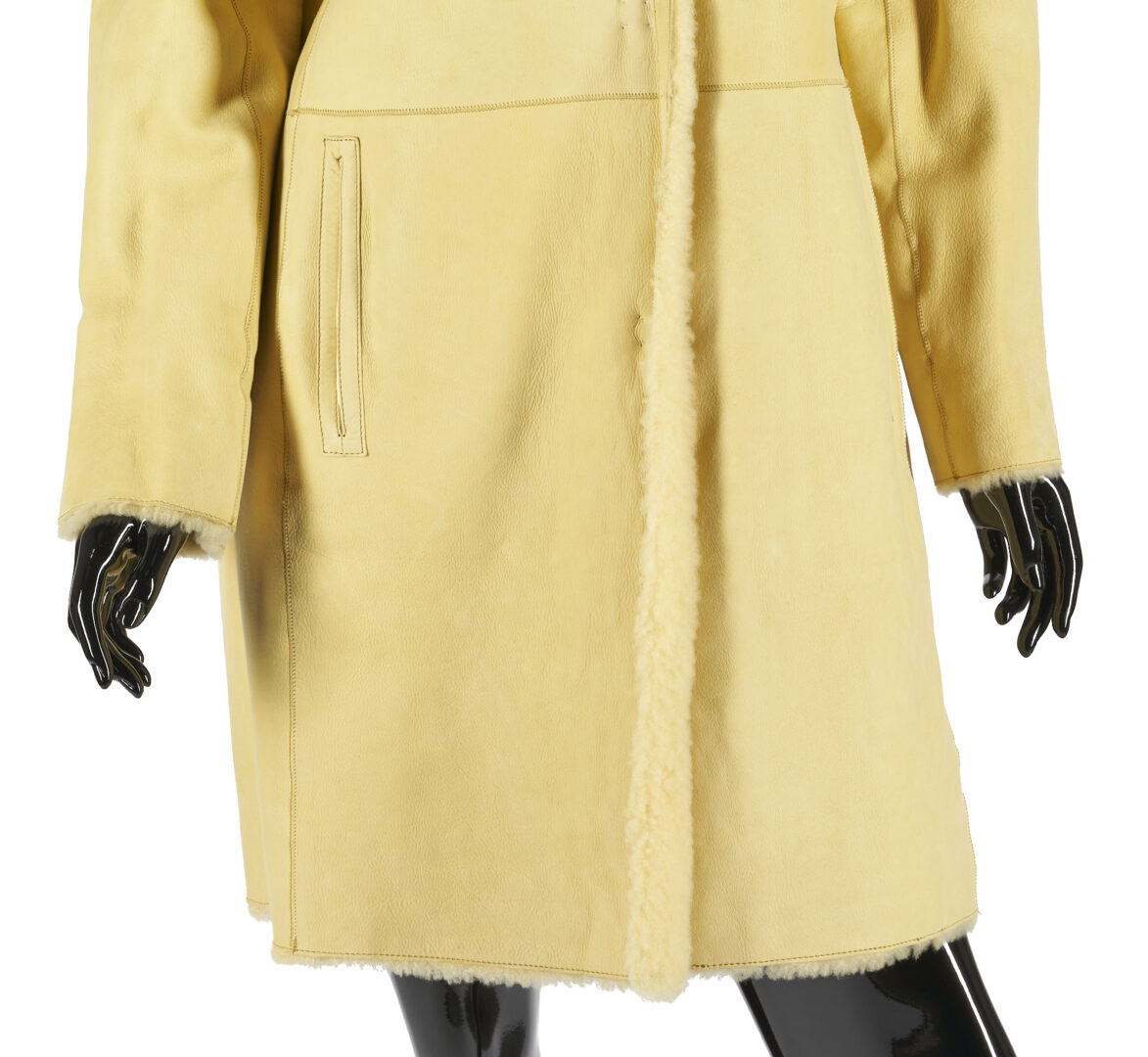 Lot 810: Yves Salomon Leather Coat