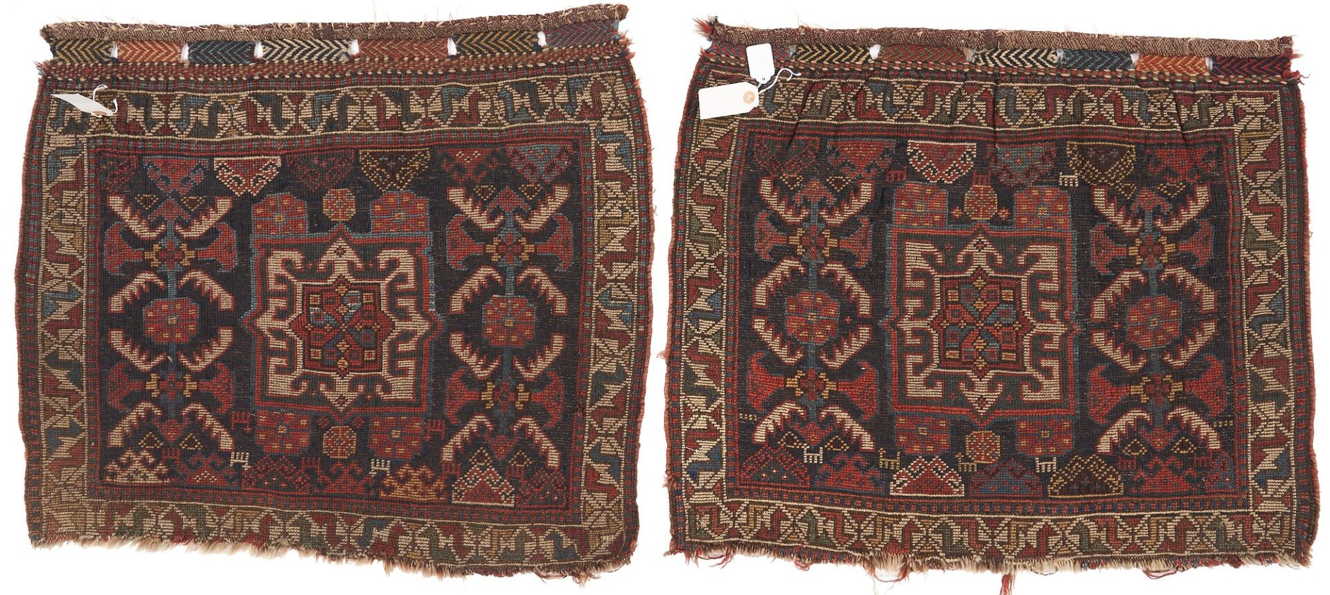 Lot 1007: Pr. Matched Persian Bag Face Weavings