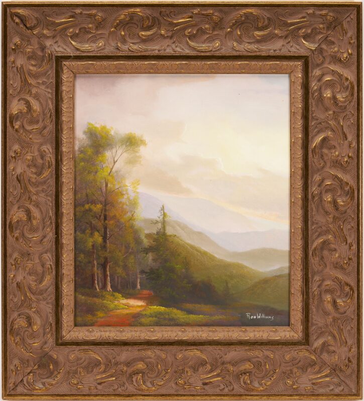 Lot 1012: Ron Williams Framed Oil Painting